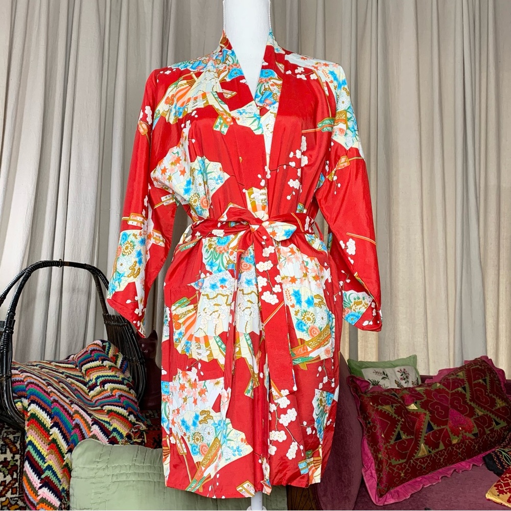 90s Rayon Kimono